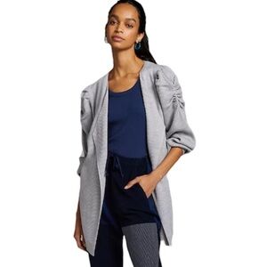 Anthropologie Ruffled Sleeve Cardigan